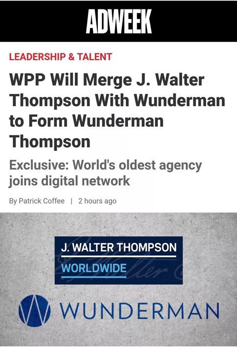 传统与现代的交汇 智威汤逊与伟门合并，重塑广告代理新格局